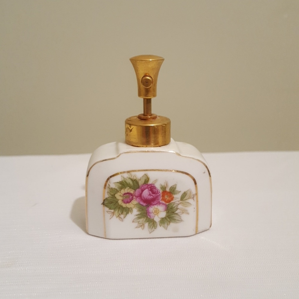 Vintage DEV porcelain perfume bottle